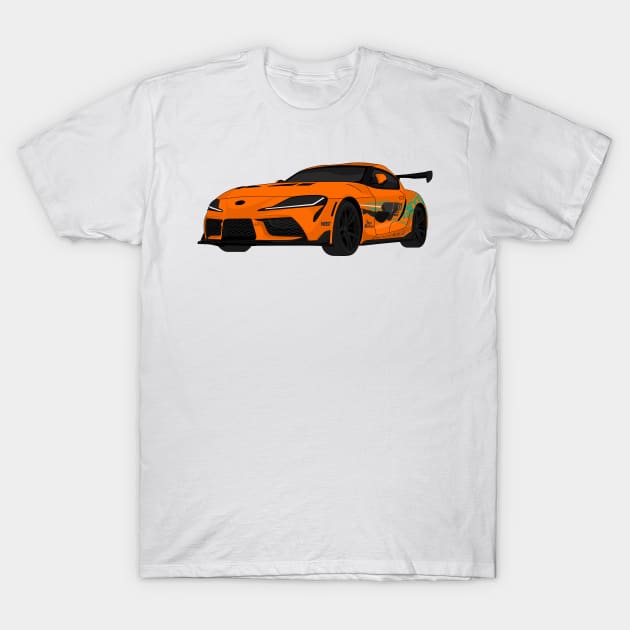 SUPRA ORANGE T-Shirt by VENZ0LIC